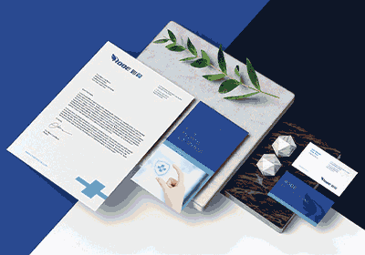 如翼醫療Logo設計[品牌VI設計]