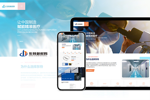 東特新材料網(wǎng)站建設(shè)
