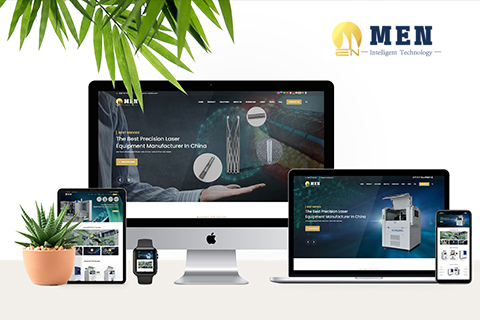 MenLaser激光切割機(jī)外貿(mào)獨(dú)立站設(shè)計(jì)