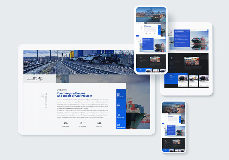 億威國(guó)際貨運(yùn)Lvishoping英文外貿(mào)獨(dú)立站設(shè)計(jì)