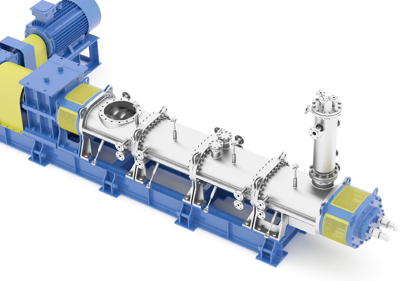 中芳特纖捏合設備三維渲染圖制作