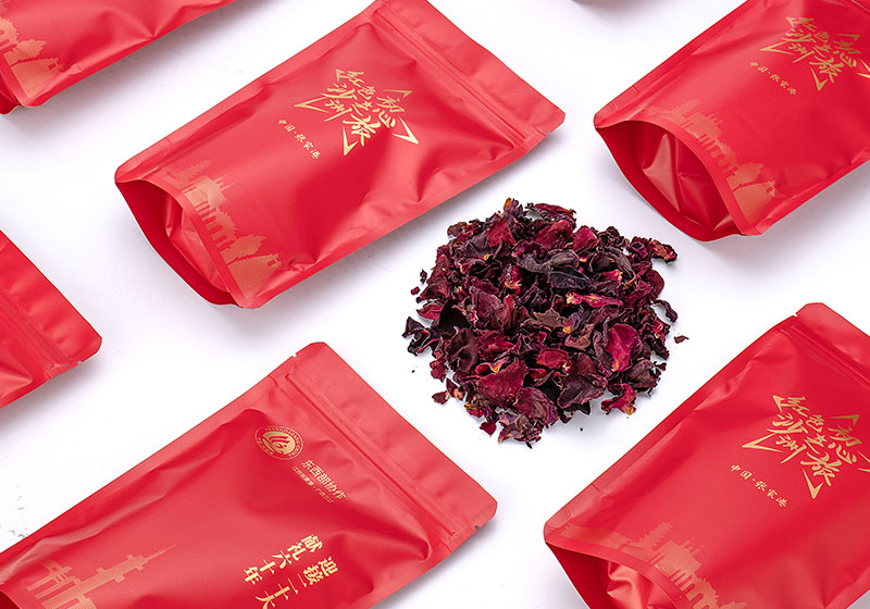 玫瑰花茶文創品牌包裝設計