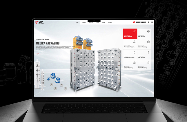 VIP Machiney注塑機(jī)模具外貿(mào)獨(dú)立站搭建