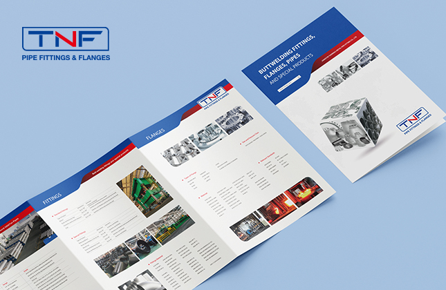天寧管件宣傳折頁設計