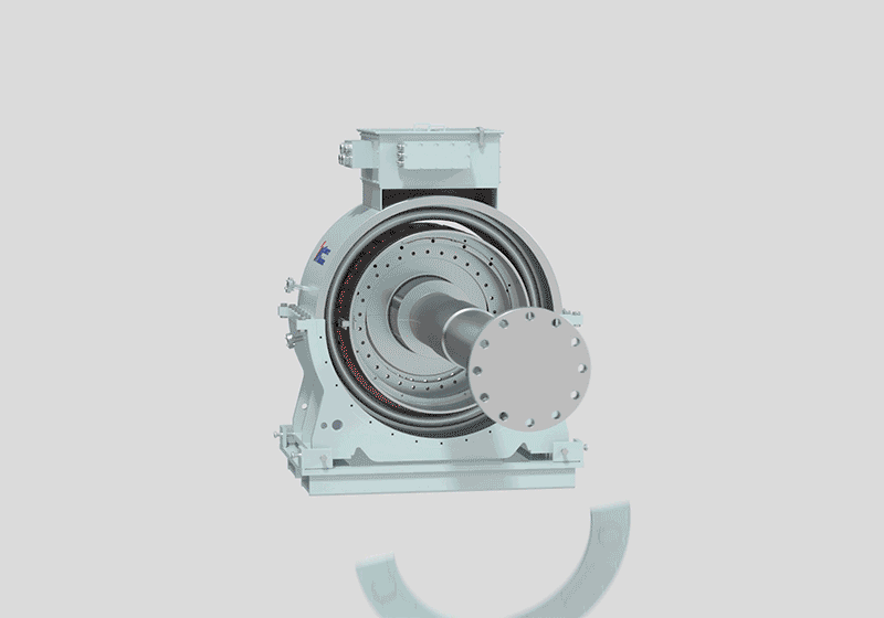 源上船舶電氣永磁抱軸發電機三維動畫制作