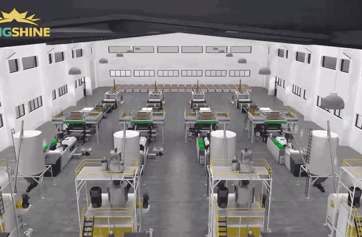 全自動(dòng)塑料板材擠出生產(chǎn)線3D動(dòng)畫制作