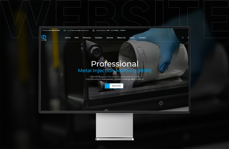 CZC金屬粉末注射燒結(jié)成型制品外貿(mào)網(wǎng)站建設(shè)