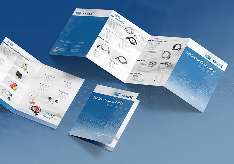 昆山凱穎電子醫(yī)用線束宣傳四折頁(yè)設(shè)計(jì)制作