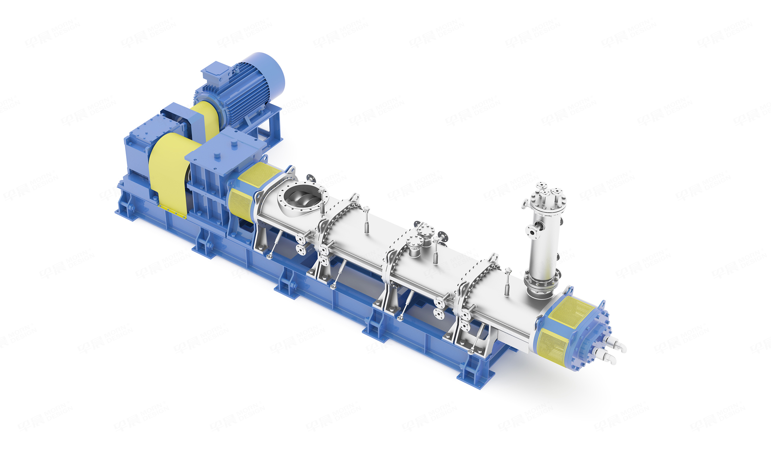 三維圖制作,中芳特纖捏合設(shè)備,三維渲染圖制作,三維圖制作公司
