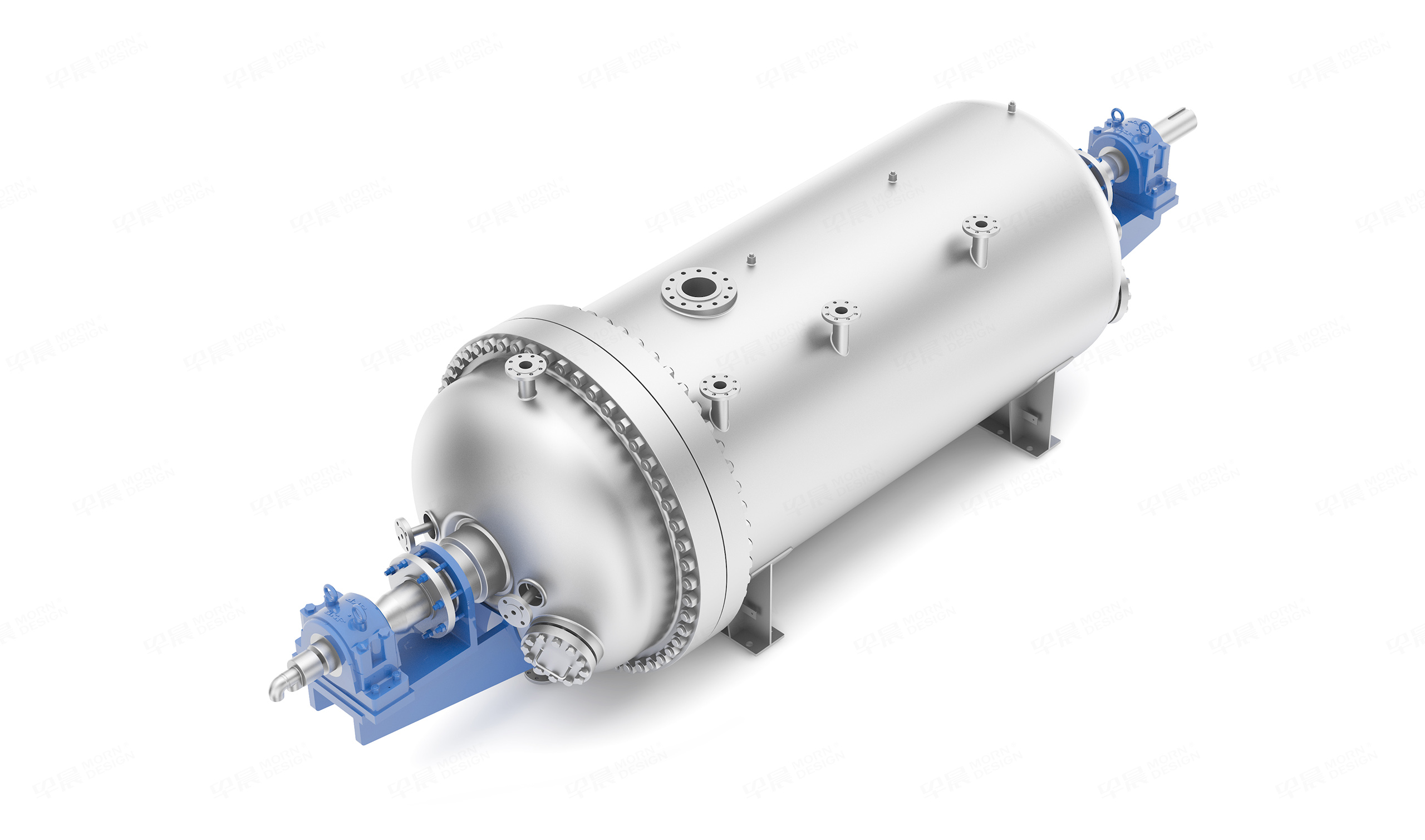 寶福龍攪拌設備總成三維圖制作