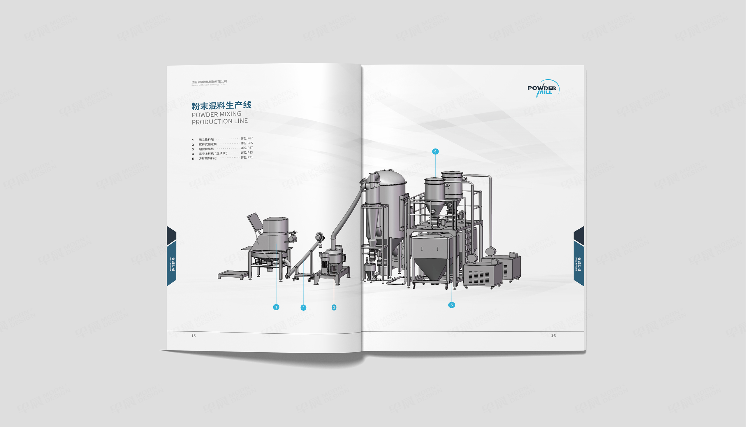 產品畫冊設計,米爾粉體畫冊設計,高端產品畫冊設計,制作,公司
