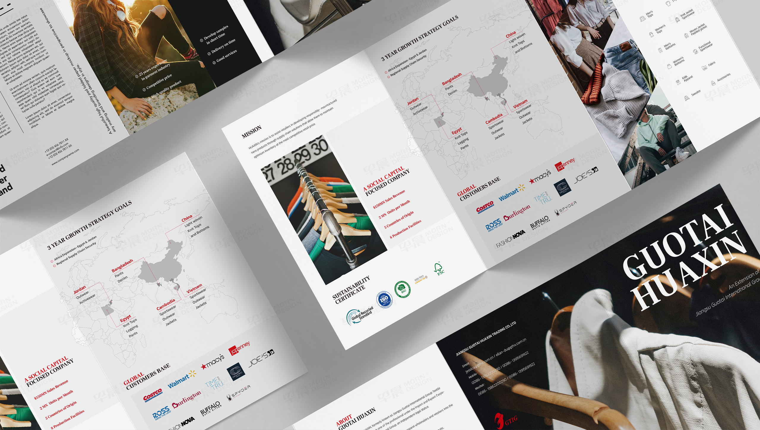 宣傳折頁(yè)設(shè)計(jì),宣傳頁(yè)設(shè)計(jì),折頁(yè)設(shè)計(jì),外貿(mào)服裝紡織宣傳折頁(yè)設(shè)計(jì),制作,公司