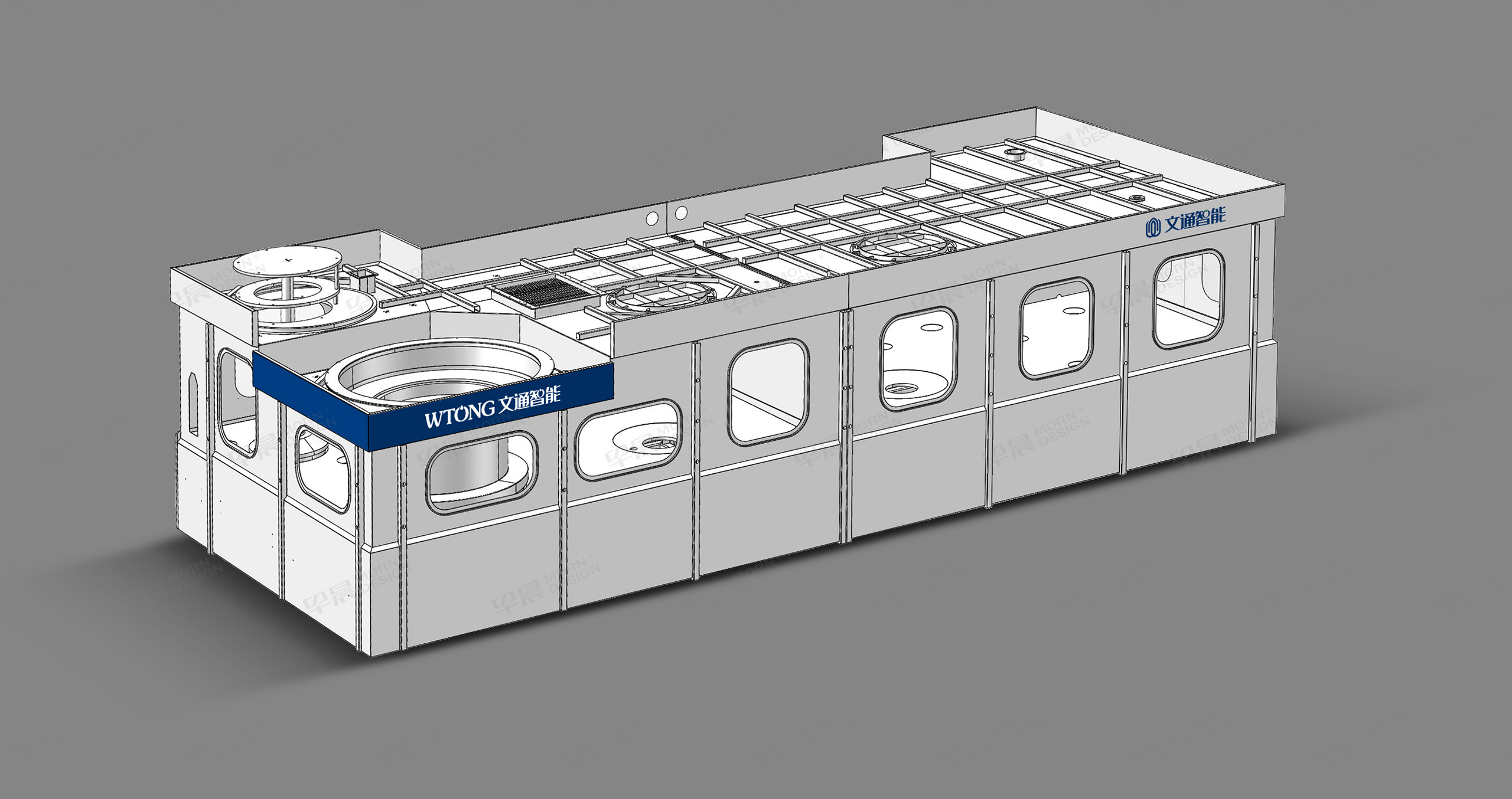 機(jī)械外觀設(shè)計(jì),機(jī)械設(shè)備外觀涂裝設(shè)計(jì),文通智能,灌裝機(jī)械,配色設(shè)計(jì),涂裝設(shè)計(jì),公司