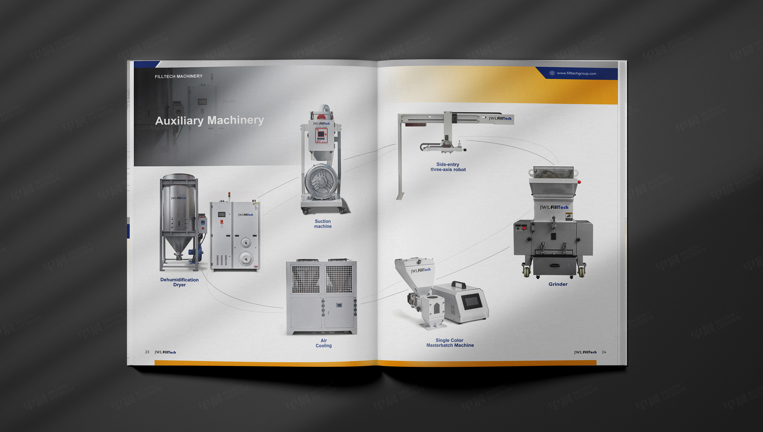 美泰克飲料機械宣傳畫冊設計