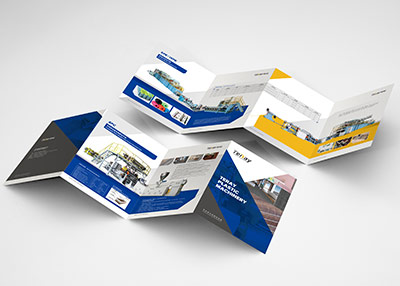 棠裕機械四折頁設計/宣傳頁設計