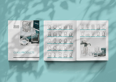 峻峰玻璃瓶畫冊設計{彩頁設計印刷}