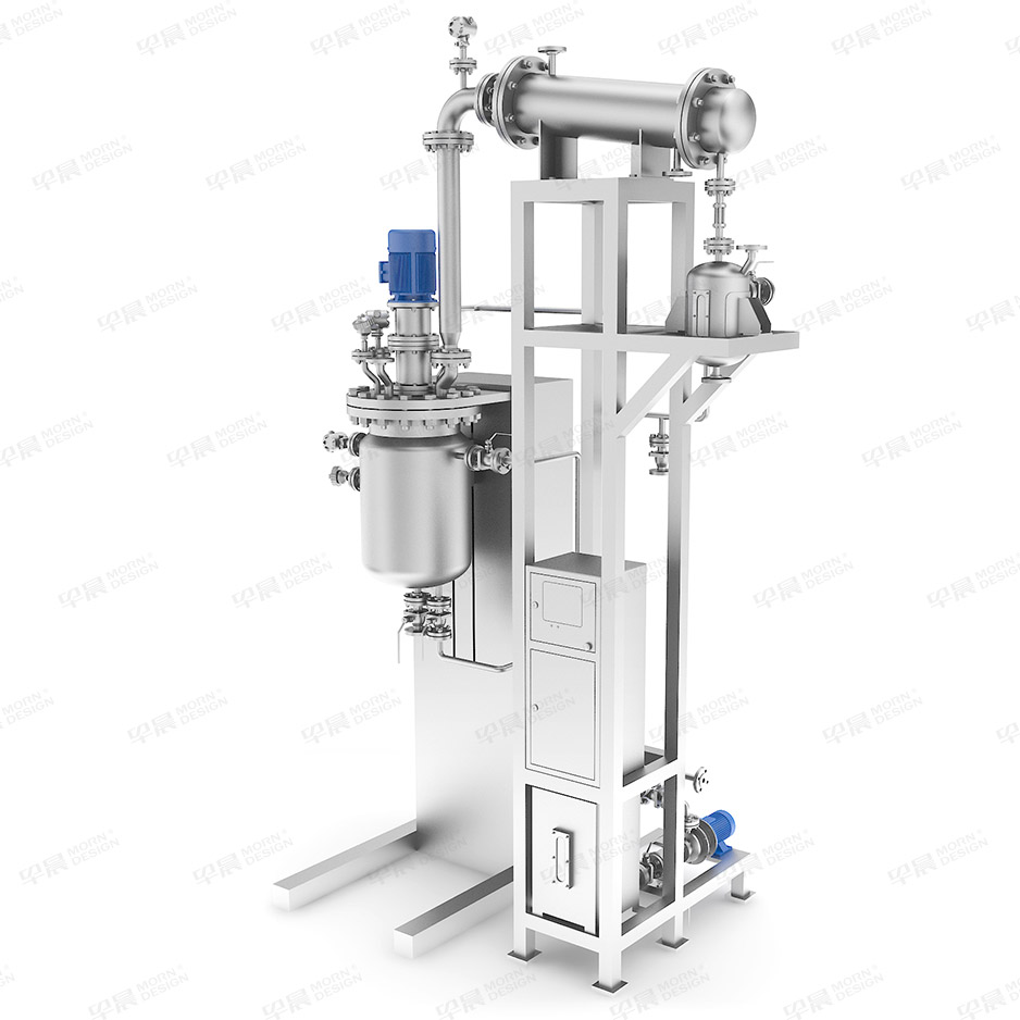 50L反應釜裝配體3D三維圖制作