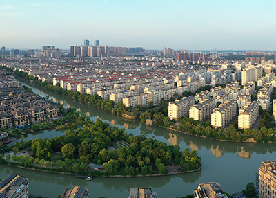 城市無人機航拍攝影和拍攝