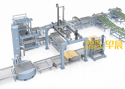 優智捷地板生產線工業三維虛擬演示動畫